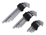 PT-7 9pc Hex Key Wrench(Ball end) 